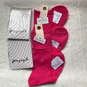 (5) Free People Ankle Socks
